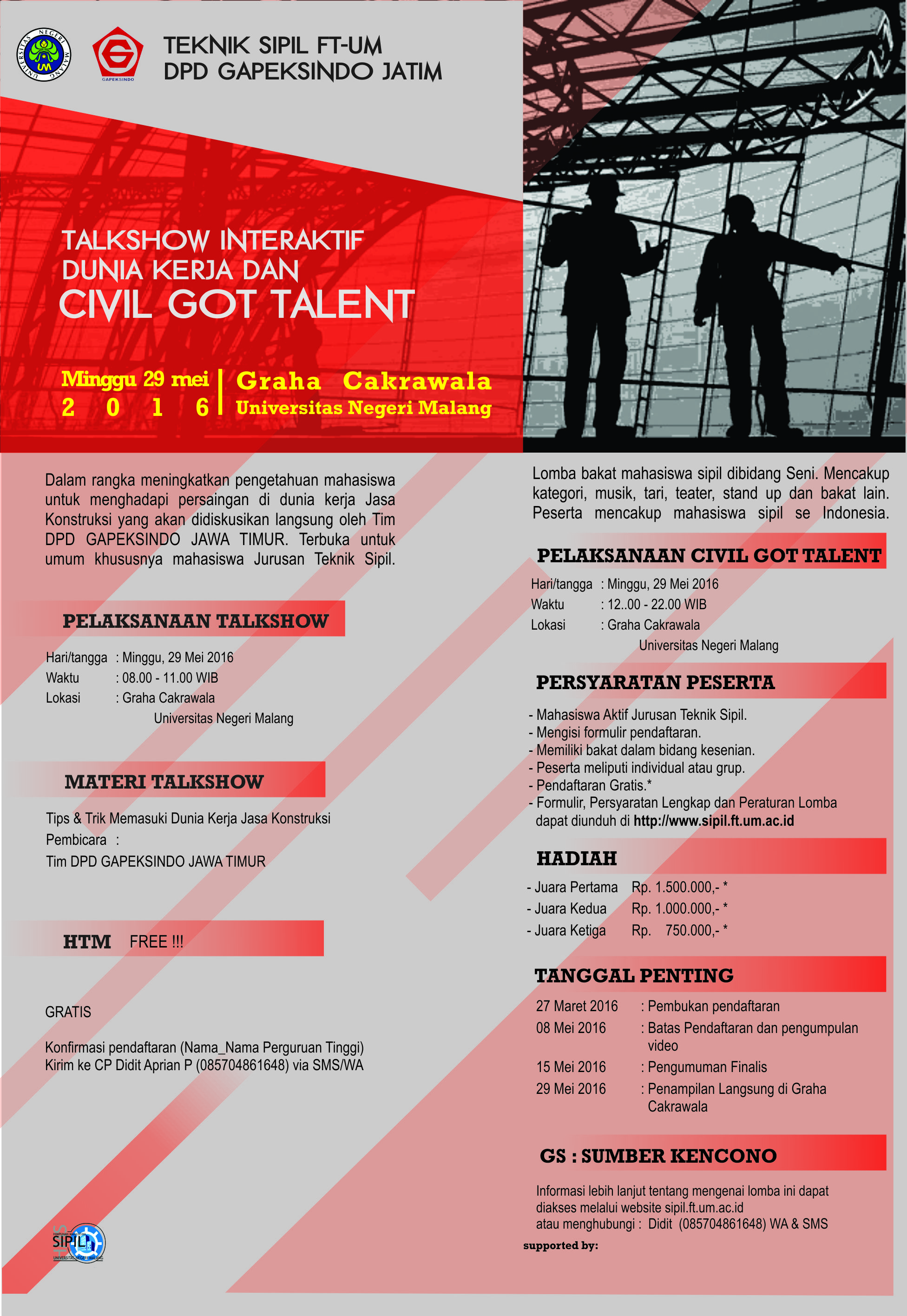 Talk Show Interaktif Civil Got Talent