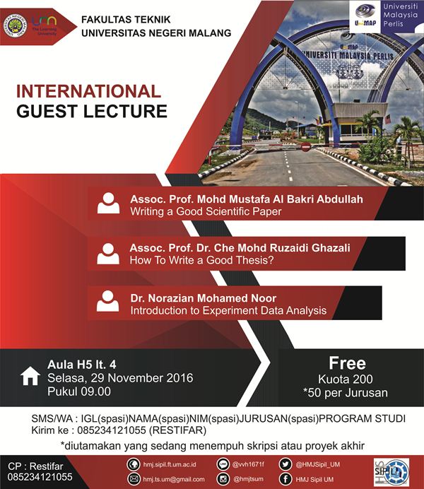 INTERNATIONAL GUEST LECTURER