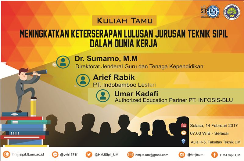 Kuliah Tamu Jurusan Teknik Sipil 2017