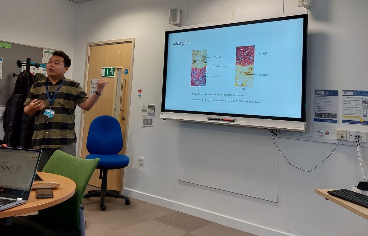 Dosen KBK Struktur dan Material Konstruksi mengikuti Bridging Program di The University of Sheffield