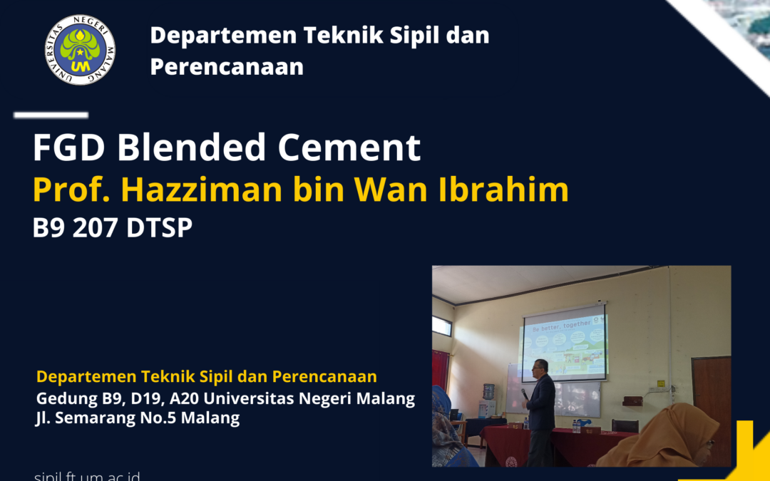 Mahasiswa Teknik Sipil UM Bergerak Maju melalui Kegiatan FGD Bidang Konstruksi Sipil 2023