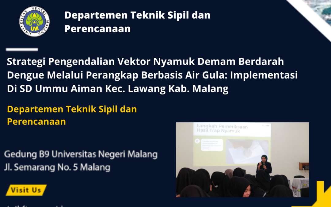 Sosialisasi Implementasi Pengabdian kepada Masyarakat: Perangkap Nyamuk berbasis Gula