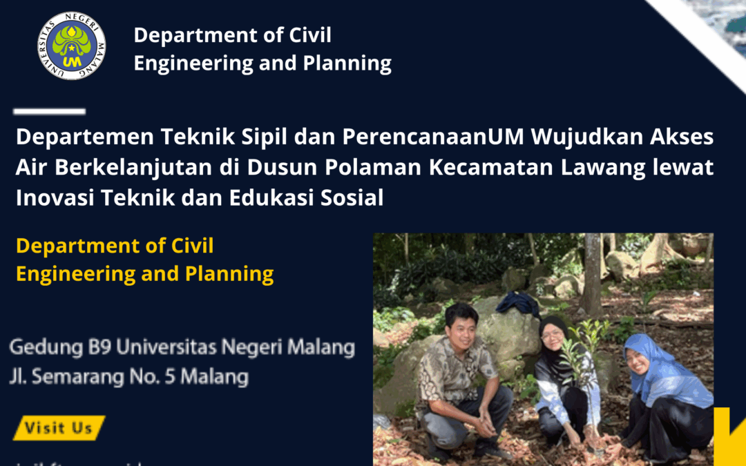 Tim Dosen Kembangkan “Panduan Praktikum Ekologi Dasar” untuk Mata Kuliah  Biologi I Prodi Teknik Lingkungan