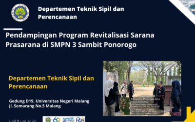 Pendampingan Program Revitalisasi Sarana Prasarana di SMPN 3 Sambit Ponorogo