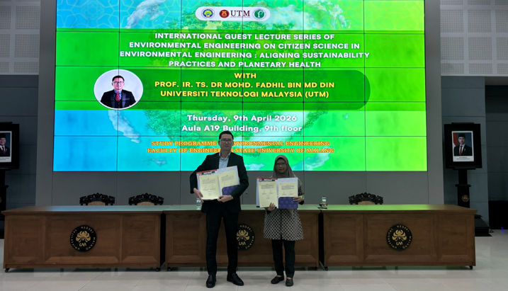 International Guest Lecture Series of Environmental Engineering on Citizen Science in Environmental Engineering: Aligning Sustainability Practices and Planetary Health